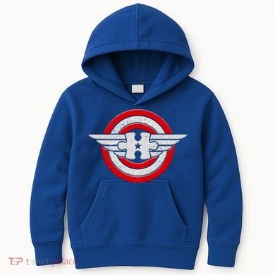 Autism Awareness Superhero Shield Crest Kids Hoodie