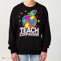 Autism Awareness Teach Compassion Women's Sweatshirt thumb 0