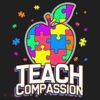 Autism Awareness Teach Compassion Women's Sweatshirt thumb 2