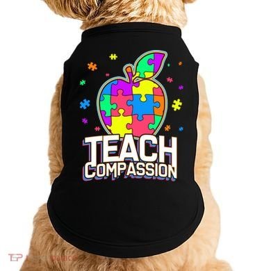 Autism Awareness Teach Compassion Doggie Tank