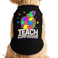 Autism Awareness Teach Compassion Doggie Tank thumb 0