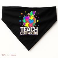 Autism Awareness Teach Compassion USA-Made Doggie Bandana thumb 0
