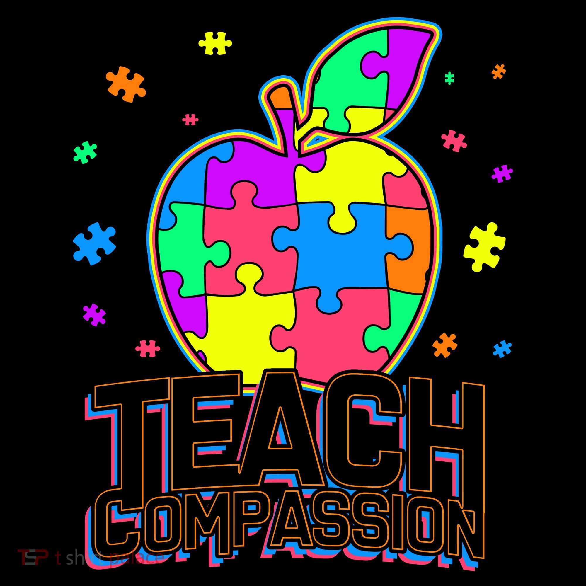 Autism Awareness Teach Compassion Coffee Mug