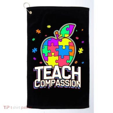 Autism Awareness Teach Compassion Golf Towel
