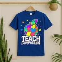 Autism Awareness Teach Compassion T-Shirt thumb 2