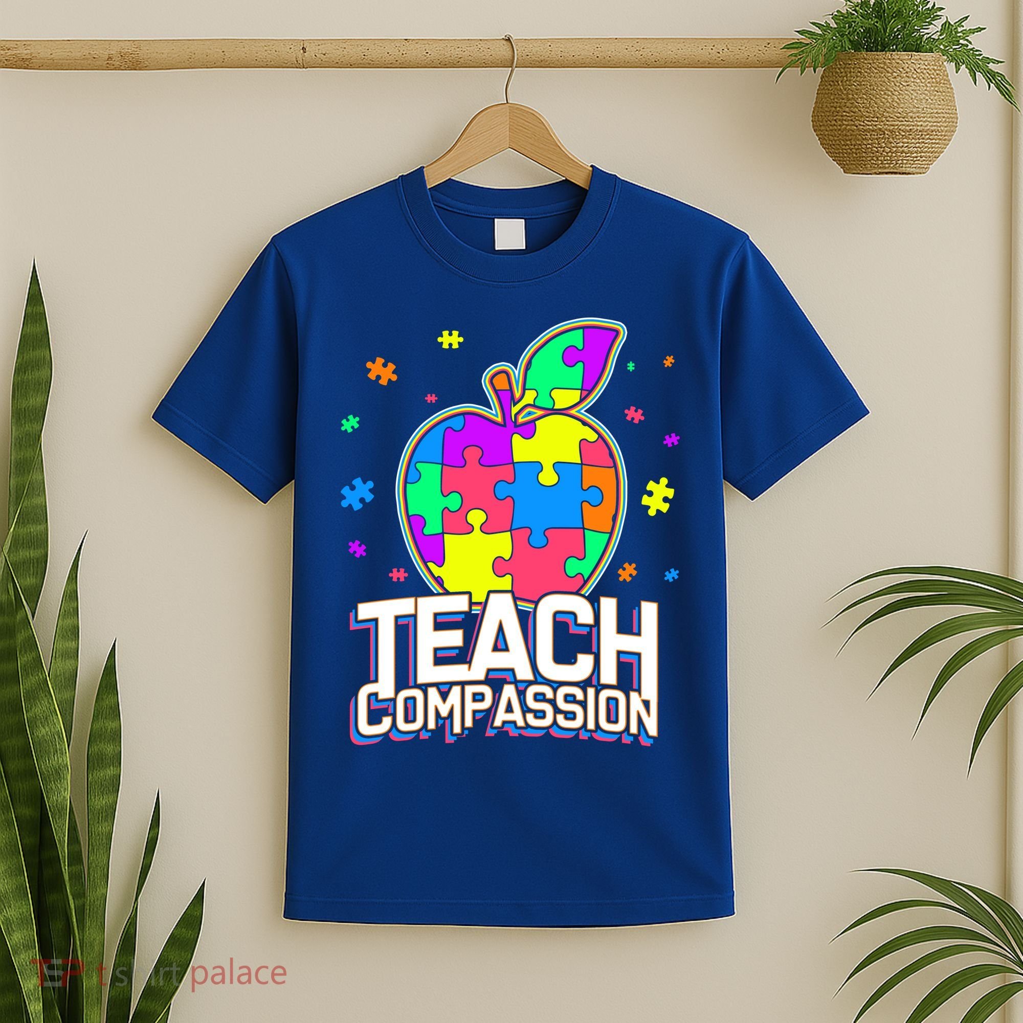 Autism Awareness Teach Compassion T-Shirt