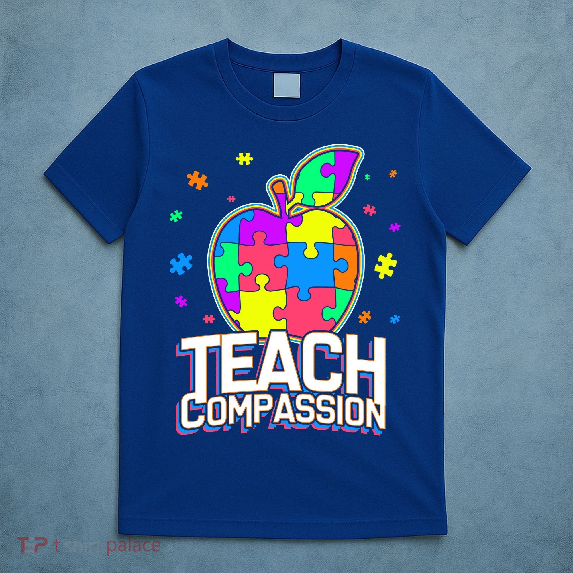 Autism Awareness Teach Compassion T-Shirt