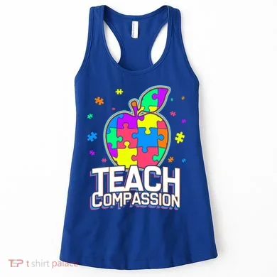Autism Awareness Teach Compassion Women's Tank Top