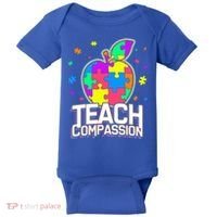 Autism Awareness Teach Compassion Baby Bodysuit thumb 0