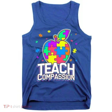 Autism Awareness Teach Compassion Tank Top