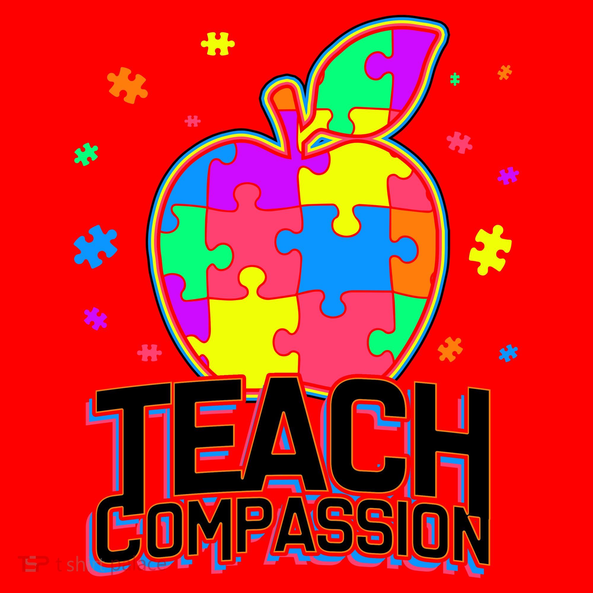 Autism Awareness Teach Compassion Santa Hat