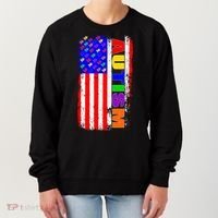 Autism Awareness USA Puzzle Rainbow Flag Women's Sweatshirt thumb 0