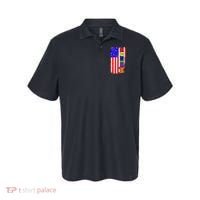 Autism Awareness USA Puzzle Rainbow Flag Polo thumb 0