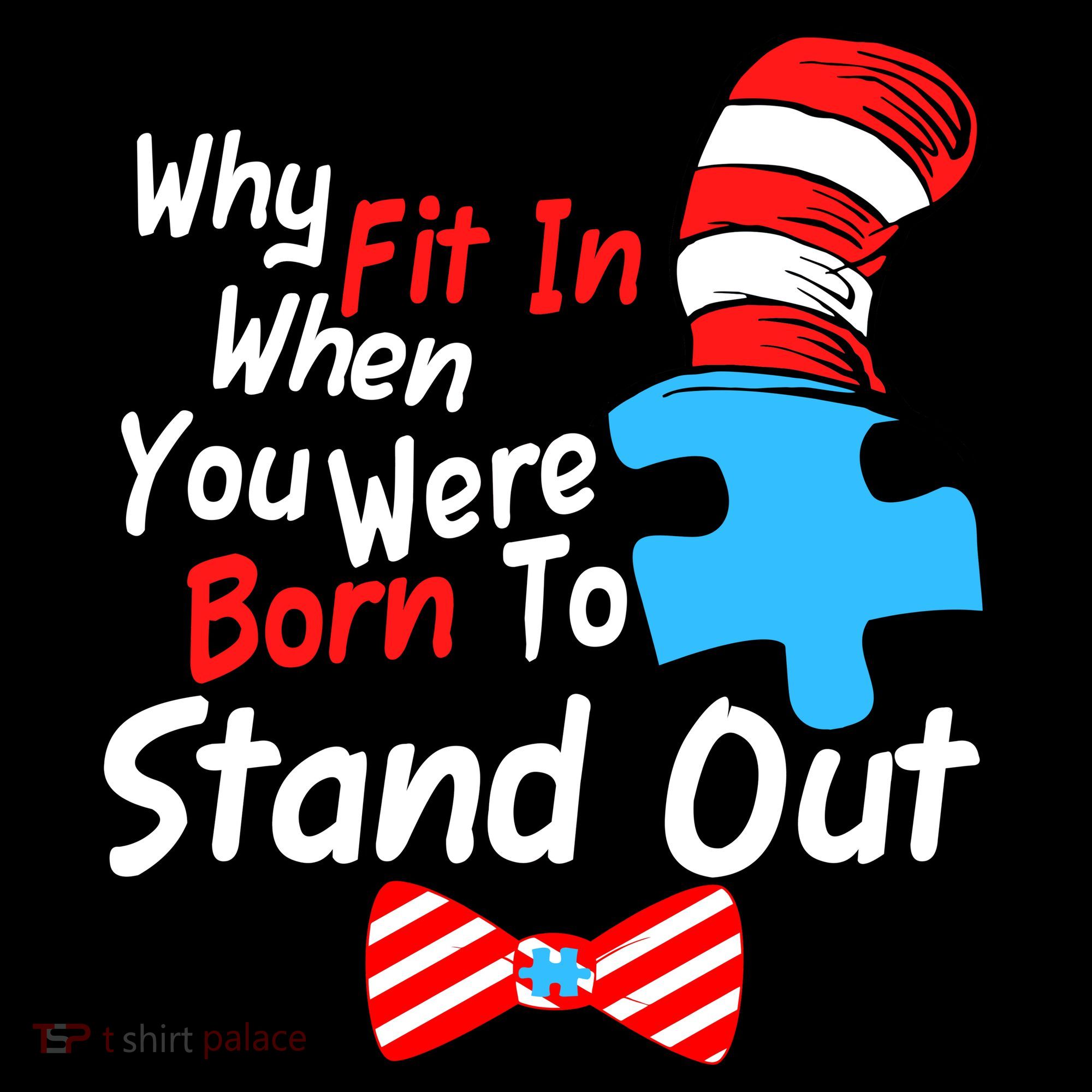 Autism Awareness Why Fit In When You Were Born To Stand Out Puzzle Coffee Mug