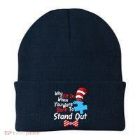 Autism Awareness Why Fit In When You Were Born To Stand Out Puzzle Beanie thumb 0