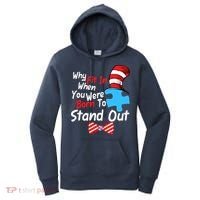 Autism Awareness Why Fit In When You Were Born To Stand Out Puzzle Women's Hoodie thumb 0