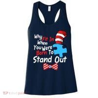 Autism Awareness Why Fit In When You Were Born To Stand Out Puzzle Women's Tank Top thumb 0