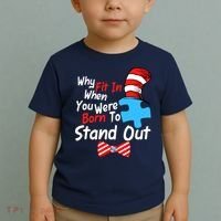 Autism Awareness Why Fit In When You Were Born To Stand Out Puzzle Toddler T-Shirt thumb 2