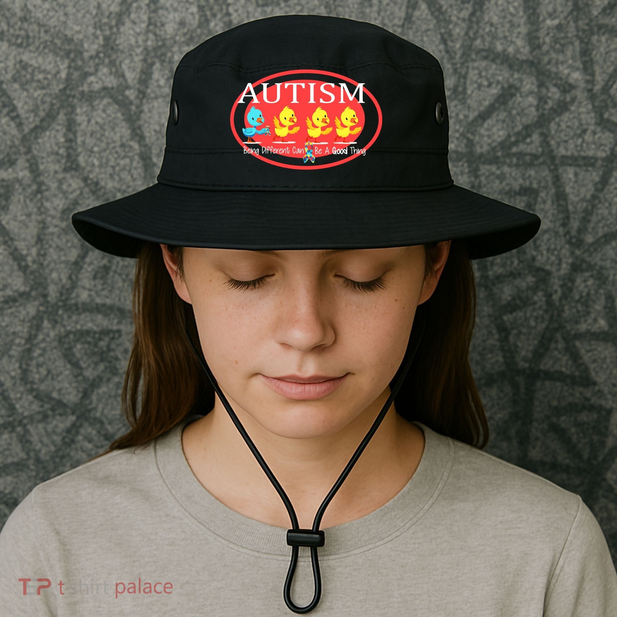 Autism Being Different Can Be A Good Thing Ducks Bucket Hat