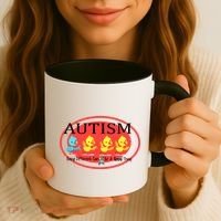 Autism Being Different Can Be A Good Thing Ducks Coffee Mug thumb 3