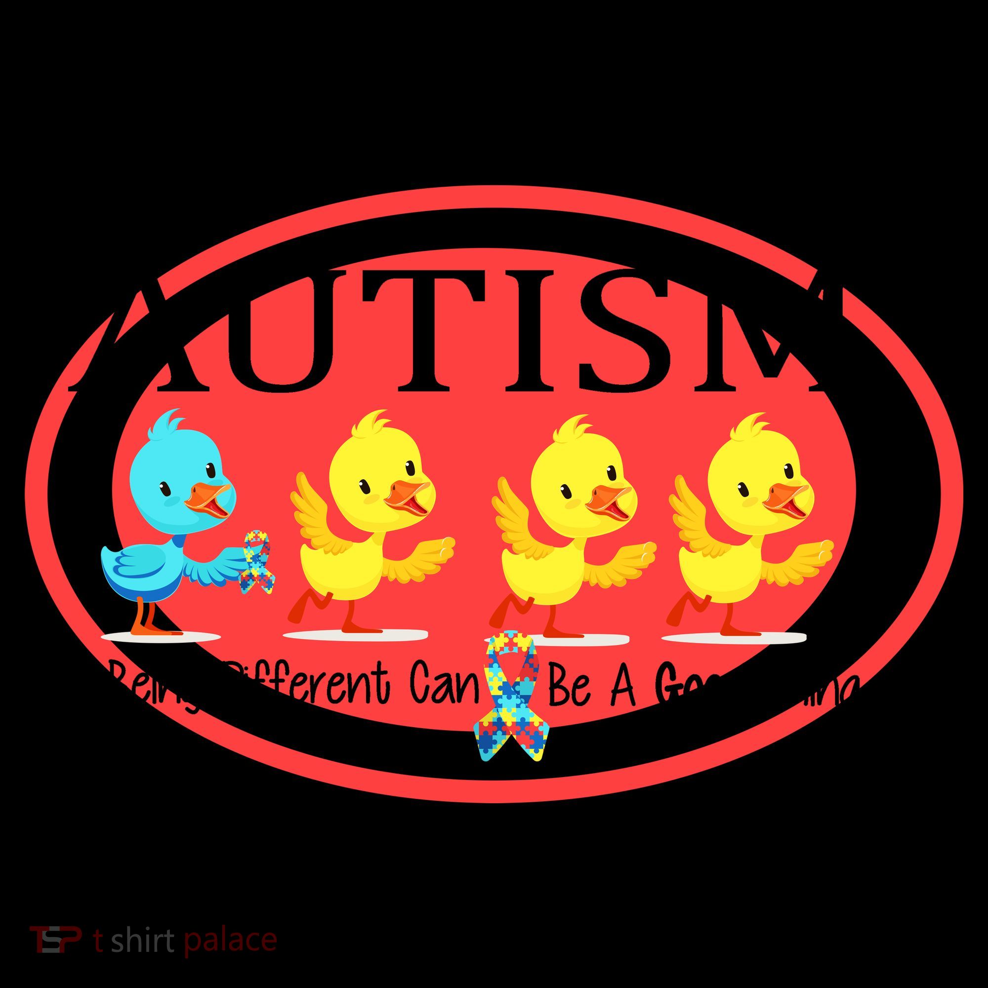 Autism Being Different Can Be A Good Thing Ducks Coffee Mug