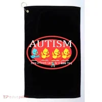 Autism Being Different Can Be A Good Thing Ducks Golf Towel thumb 0