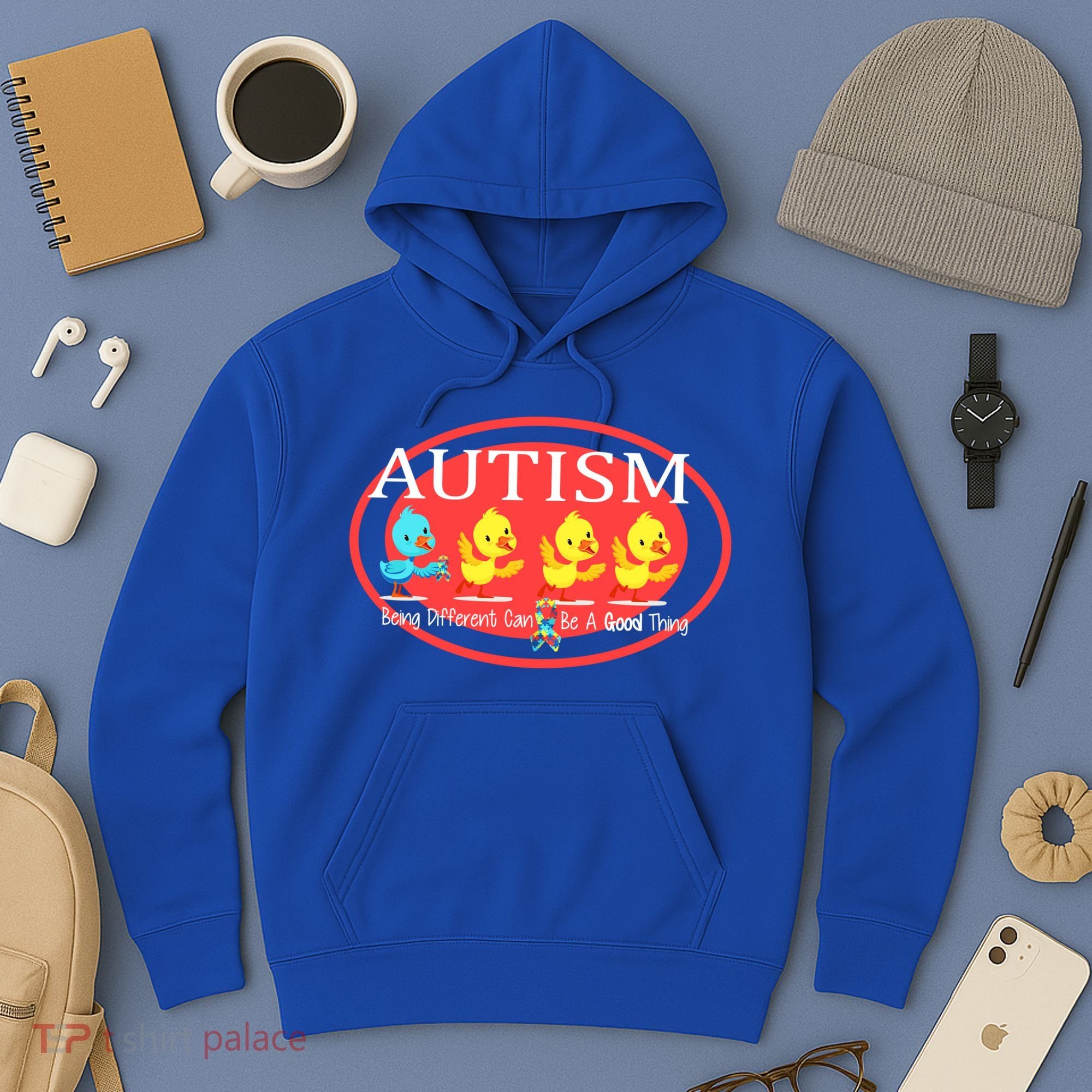 Autism Being Different Can Be A Good Thing Ducks Hoodie
