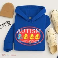 Autism Being Different Can Be A Good Thing Ducks Hoodie thumb 4