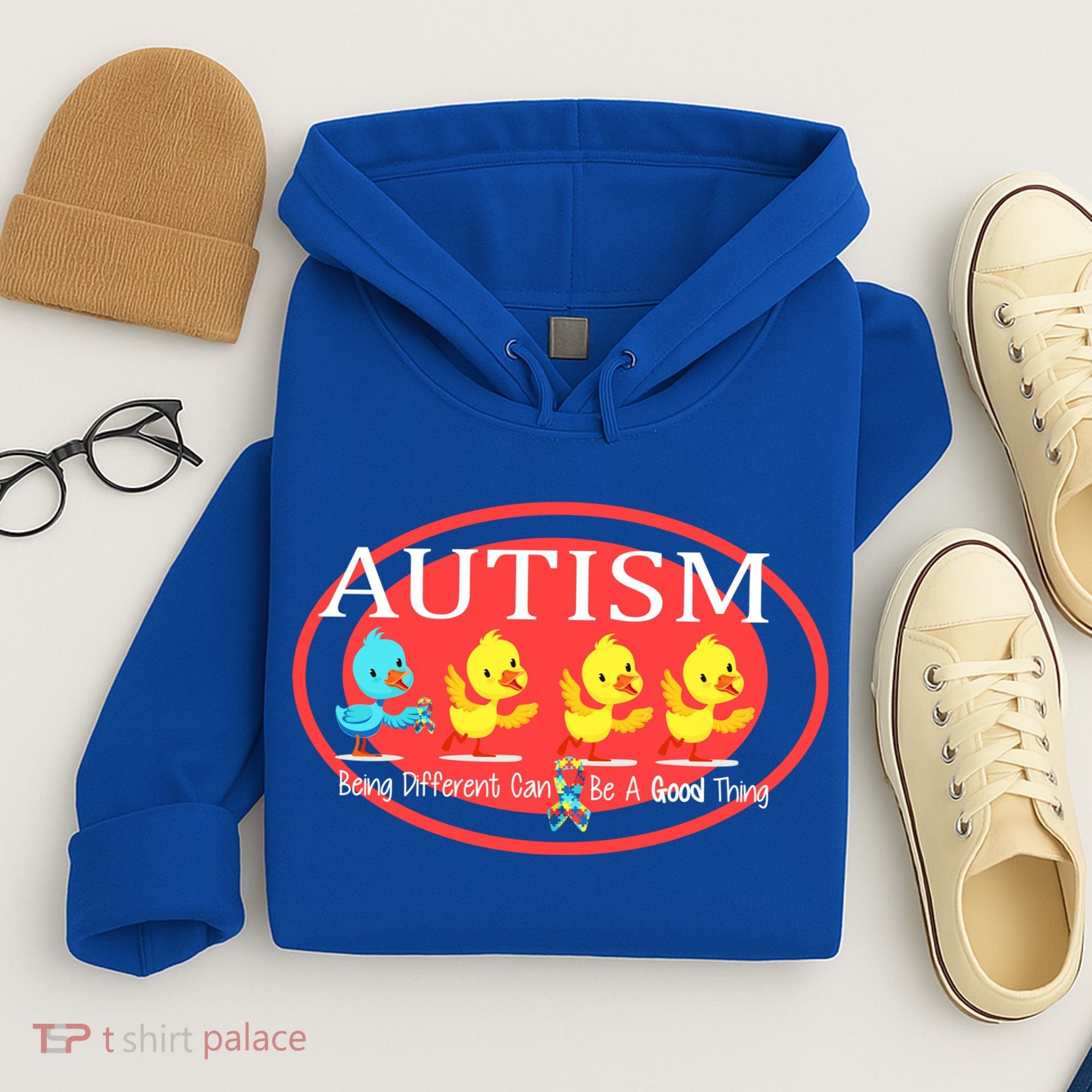 Autism Being Different Can Be A Good Thing Ducks Hoodie