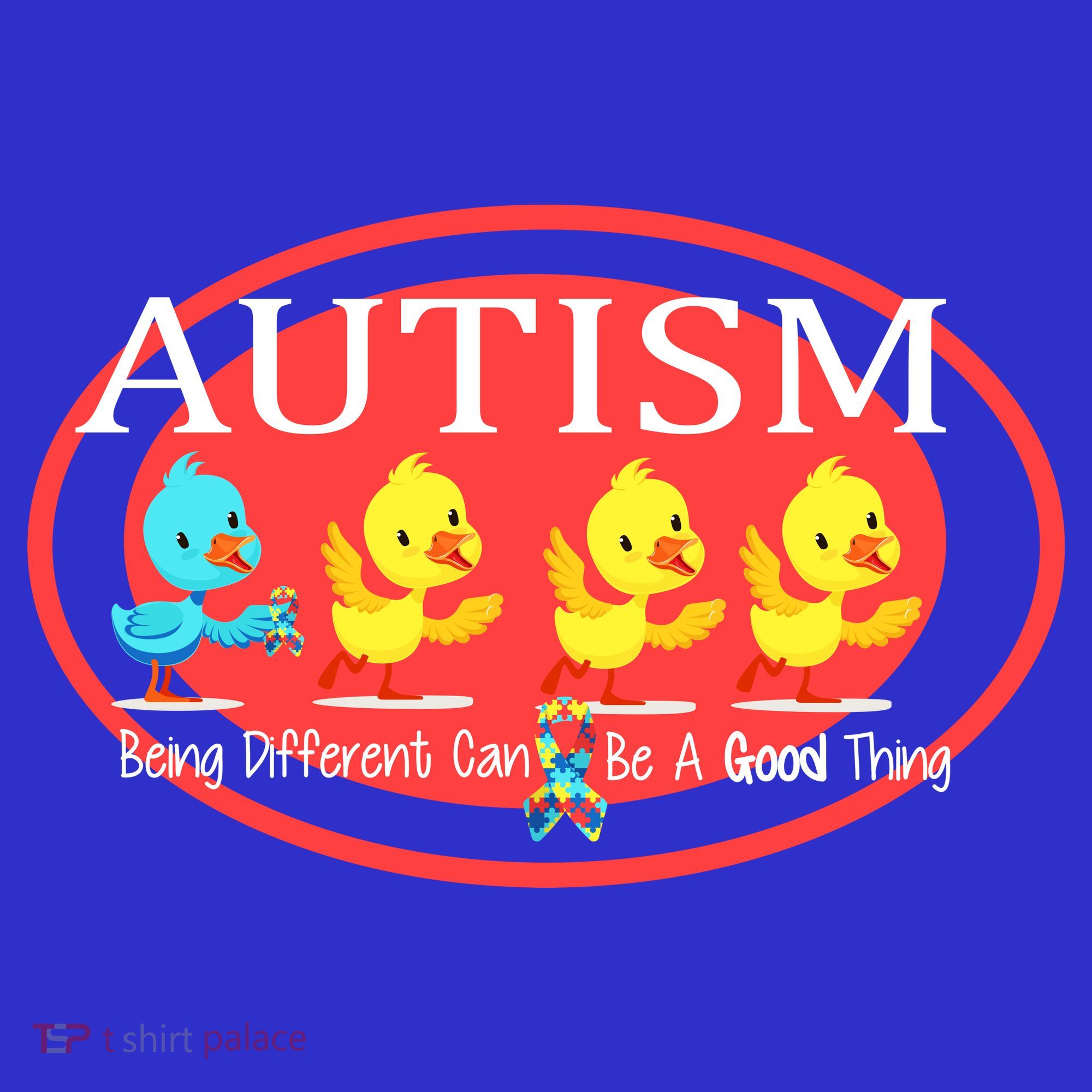 Autism Being Different Can Be A Good Thing Ducks Hoodie