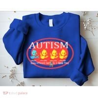 Autism Being Different Can Be A Good Thing Ducks Sweatshirt thumb 2