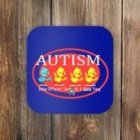 Autism Being Different Can Be A Good Thing Ducks Coaster thumb 0