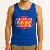 Autism Being Different Can Be A Good Thing Ducks Tank Top thumb 3