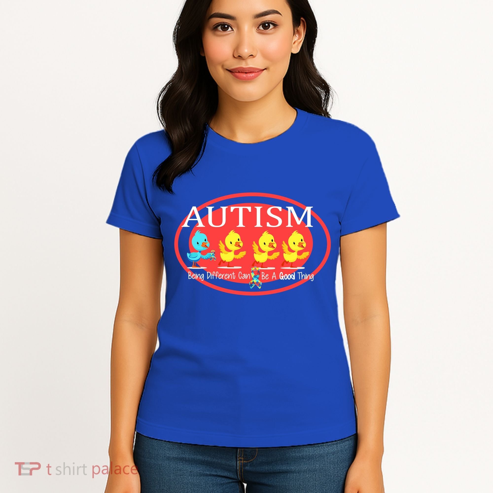 Autism Being Different Can Be A Good Thing Ducks Women's T-Shirt