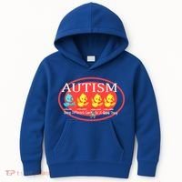 Autism Being Different Can Be A Good Thing Ducks Kids Hoodie thumb 0