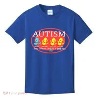 Autism Being Different Can Be A Good Thing Ducks Kids T-Shirt thumb 0