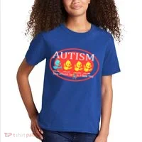 Autism Being Different Can Be A Good Thing Ducks Kids T-Shirt thumb 2