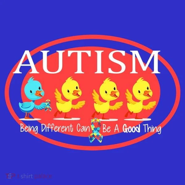 Autism Being Different Can Be A Good Thing Ducks Kids T-Shirt