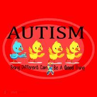 Autism Being Different Can Be A Good Thing Ducks Santa Hat thumb 1