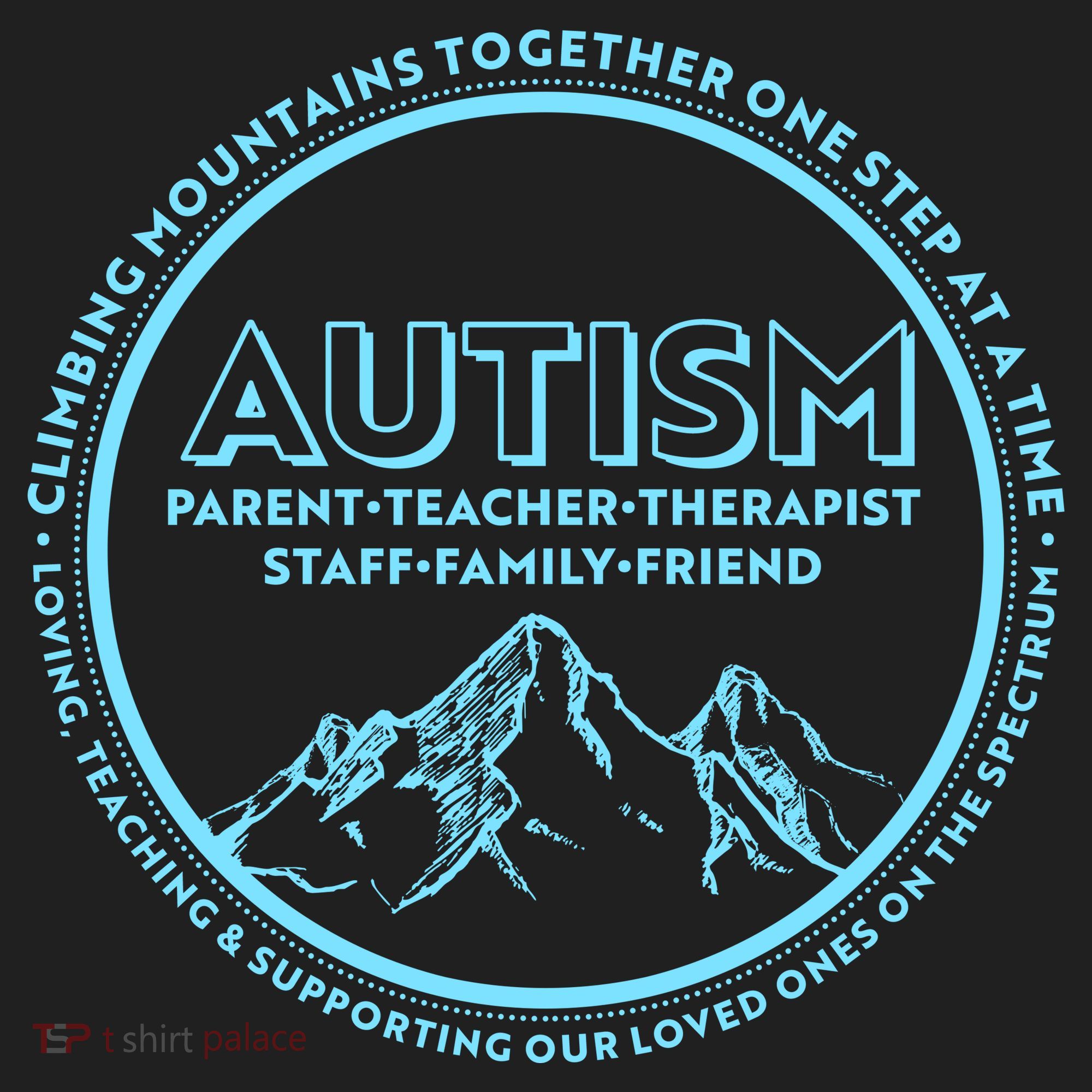 Autism Climbing Mountains Together Women's Sweatshirt