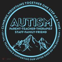 Autism Climbing Mountains Together Hat thumb 2