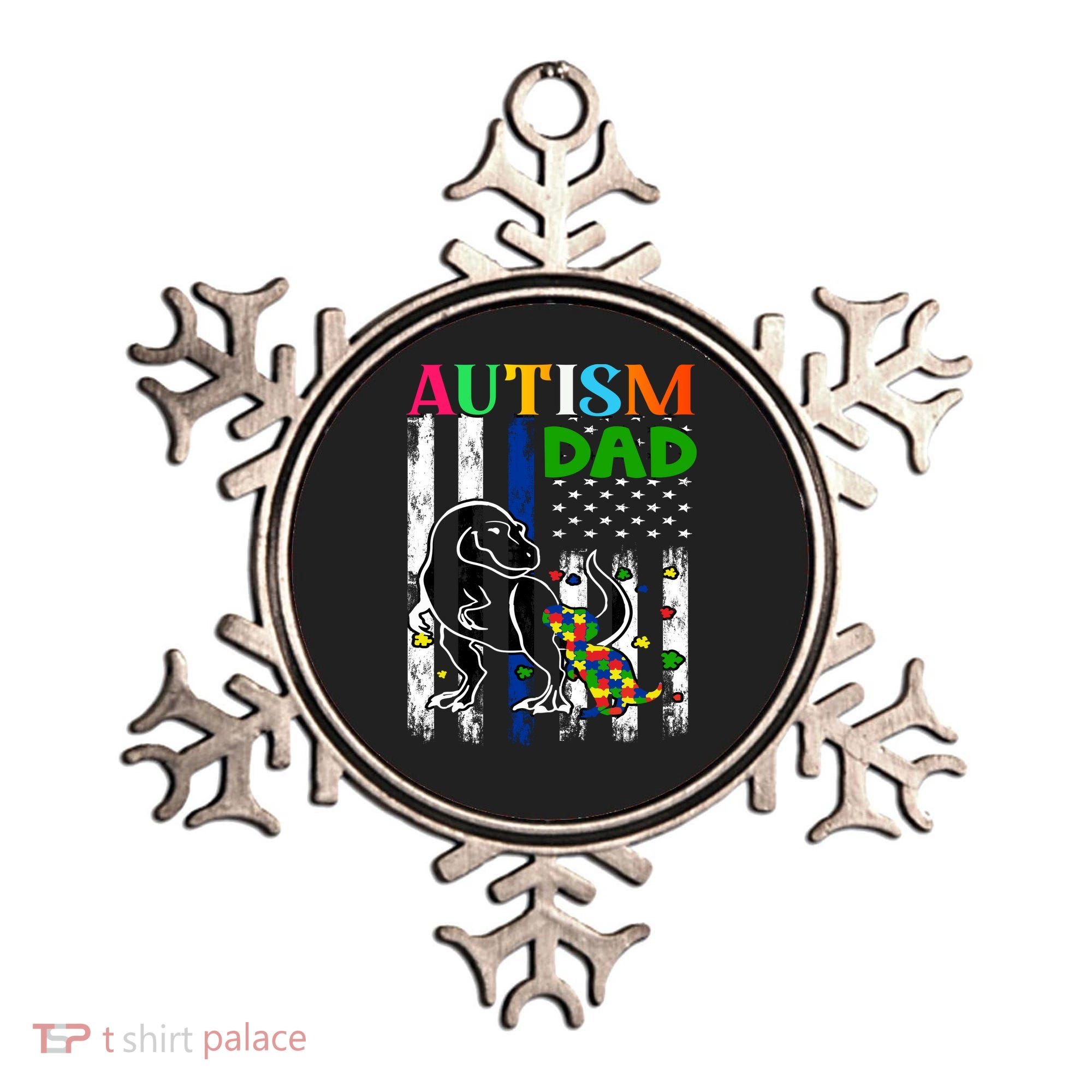 Autism Dad Ornament