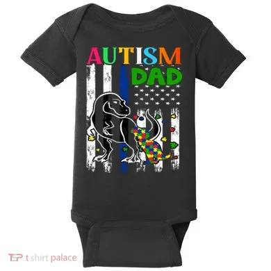 Autism Dad Baby Bodysuit