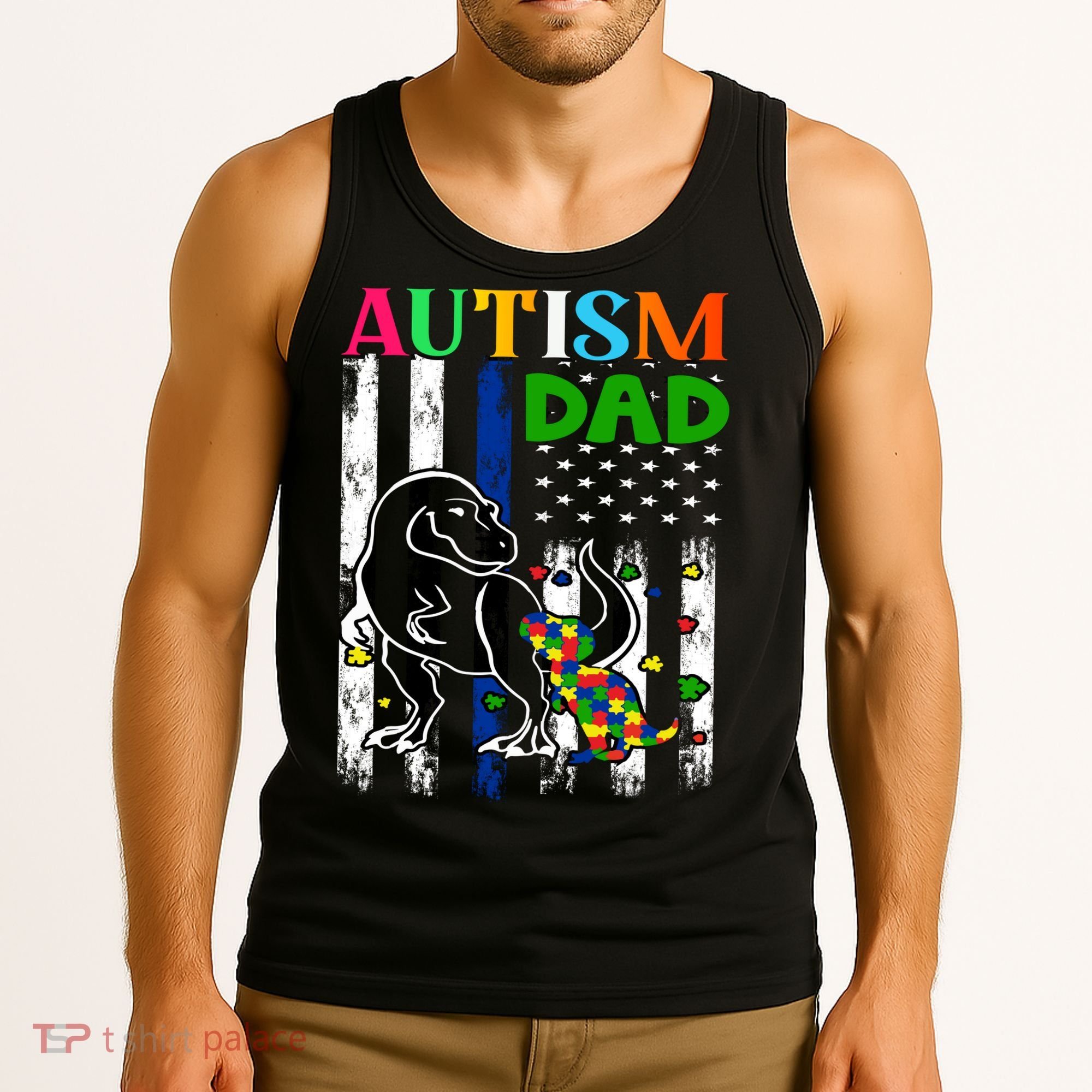 Autism Dad Tank Top