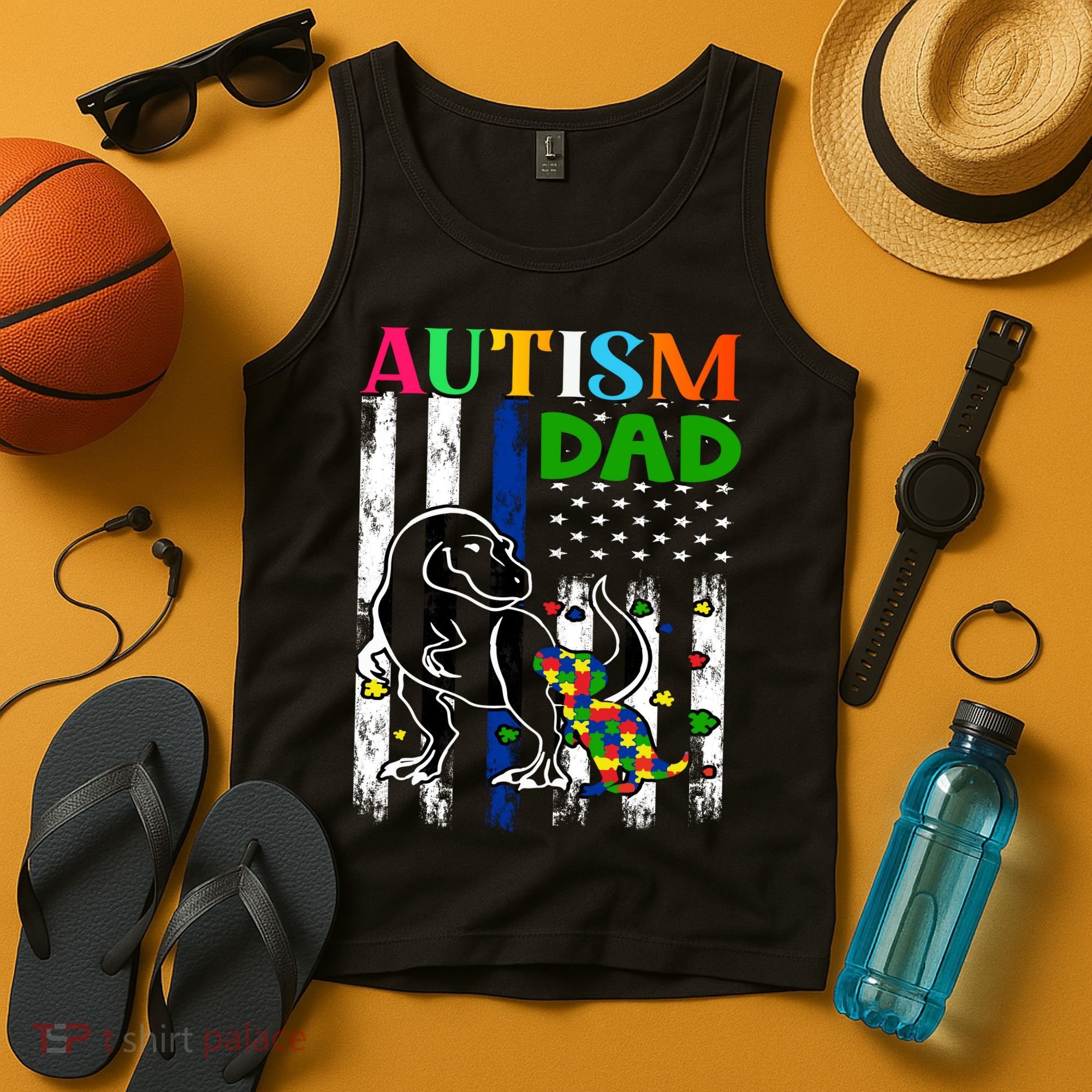 Autism Dad Tank Top