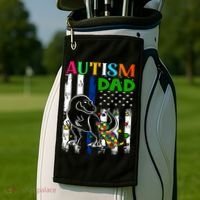 Autism Dad Golf Towel thumb 2