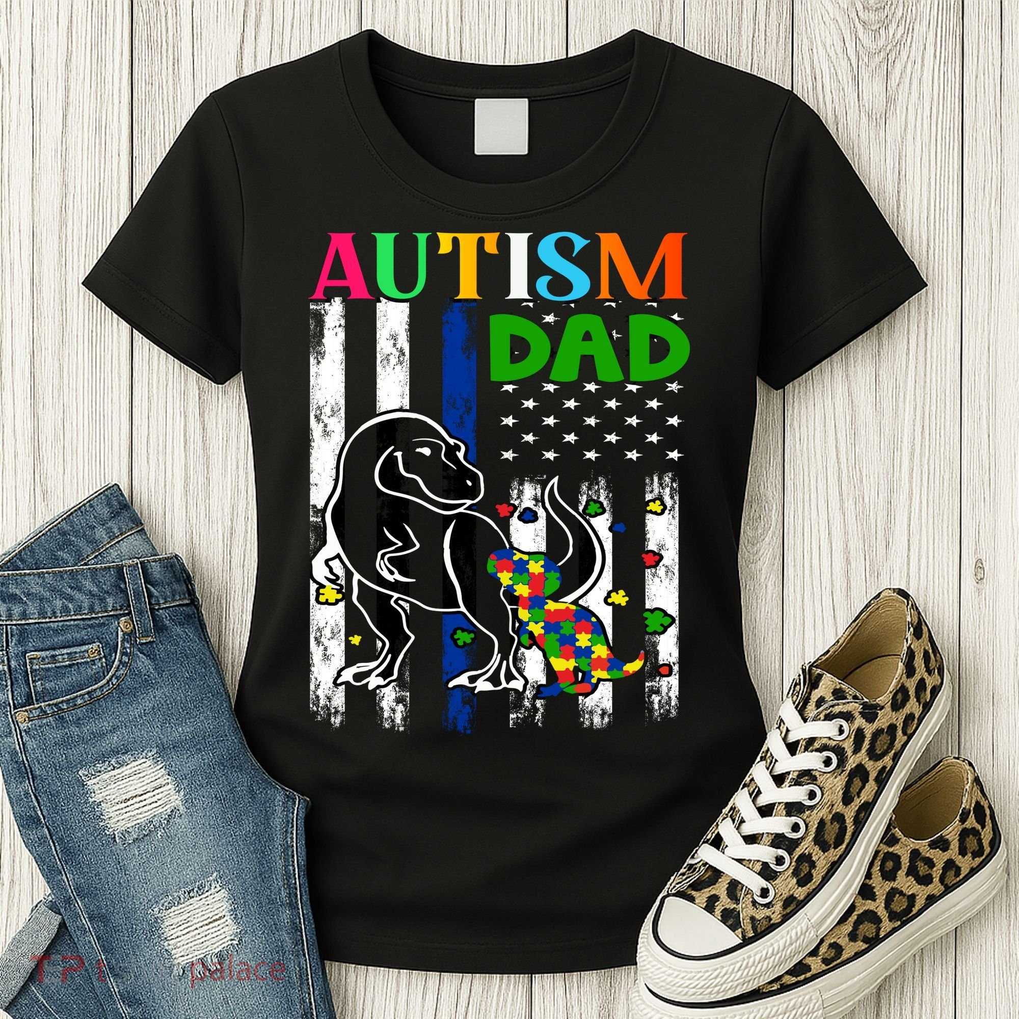 Autism Dad Women's T-Shirt