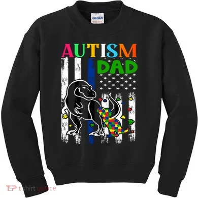 Autism Dad Kids Sweatshirt