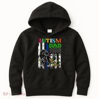 Autism Dad Kids Hoodie thumb 0