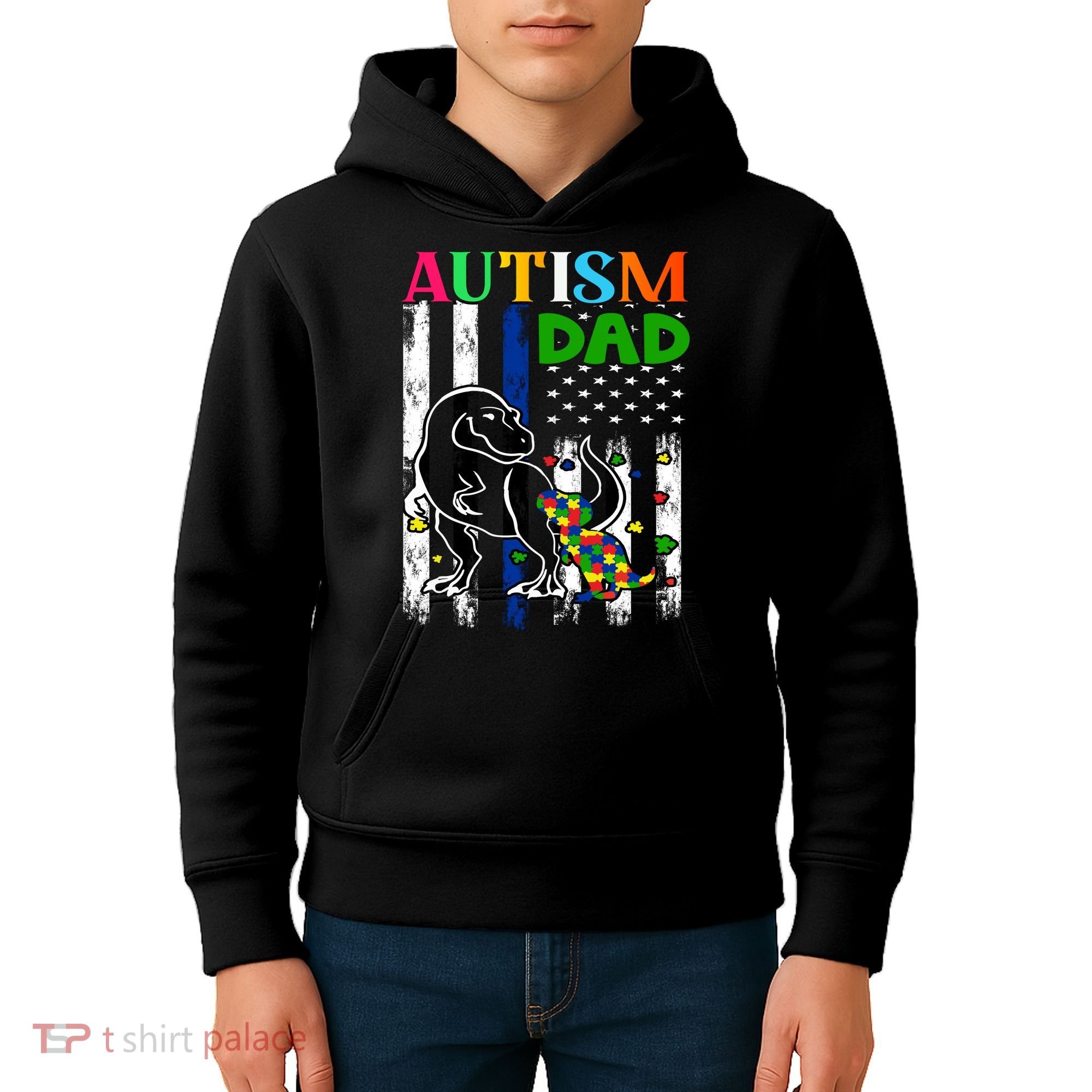 Autism Dad Kids Hoodie